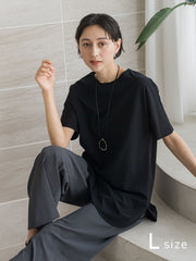 【WEB限定/大きいサイズ】”細身パンツも怖くない”Tシャツチュニック