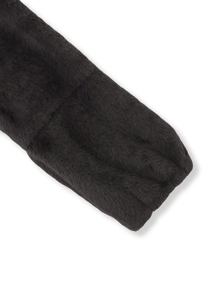 フェイクファーフーディショートコート≪手洗い可能≫