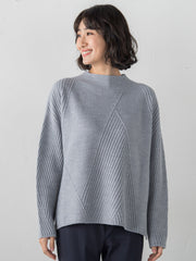 ヘリンボーンニット