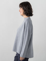 ヘリンボーンニット