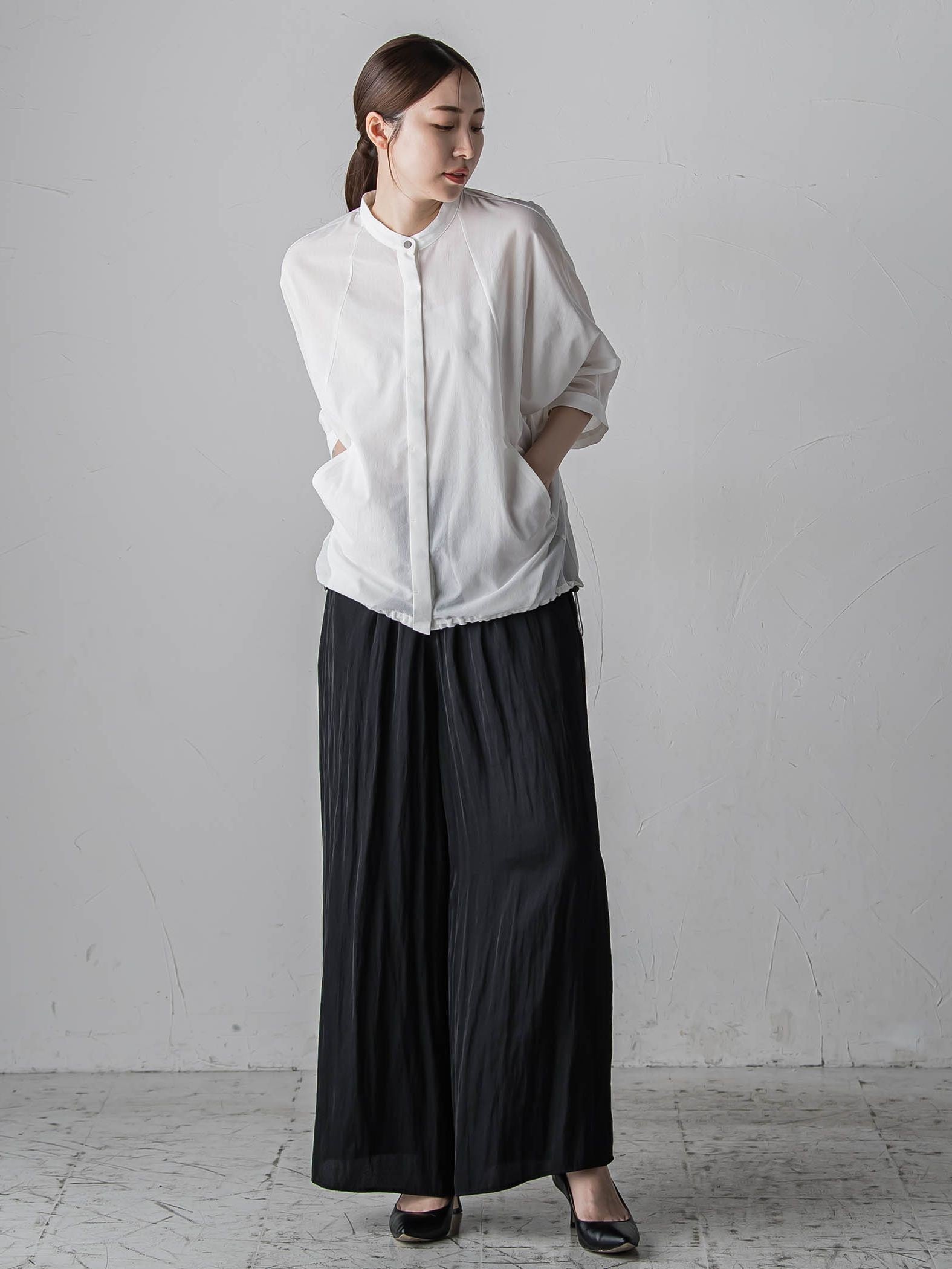 【カタログ掲載】スエードタッチサテンパンツ≪洗濯機で洗える≫