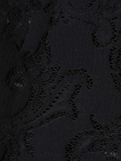 PAISLEY COTTON LACEブラウス