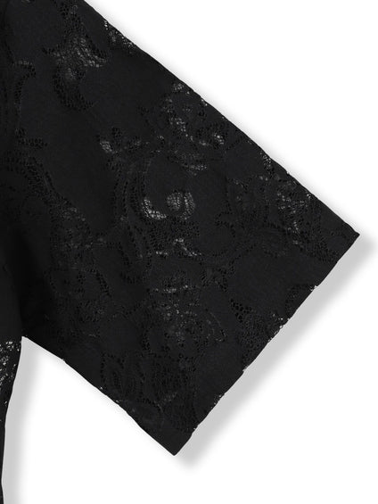 PAISLEY COTTON LACEブラウス