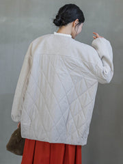 メランジブランケットコート