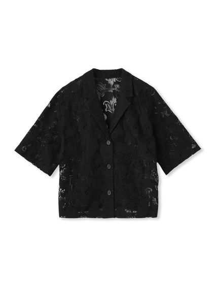 PAISLEY COTTON LACEブラウス