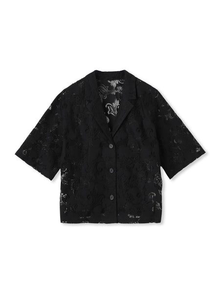 PAISLEY COTTON LACEブラウス
