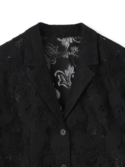 PAISLEY COTTON LACEブラウス
