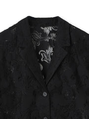 PAISLEY COTTON LACEブラウス