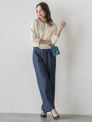 FAIRY AIRYジップカーディガン