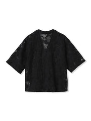 PAISLEY COTTON LACEブラウス