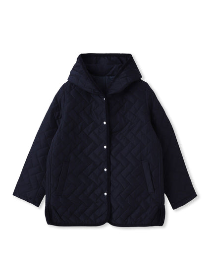 【WEB限定】ポリエステルタフタキルトコート