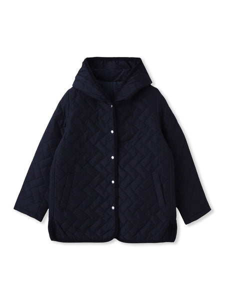 【WEB限定】ポリエステルタフタキルトコート