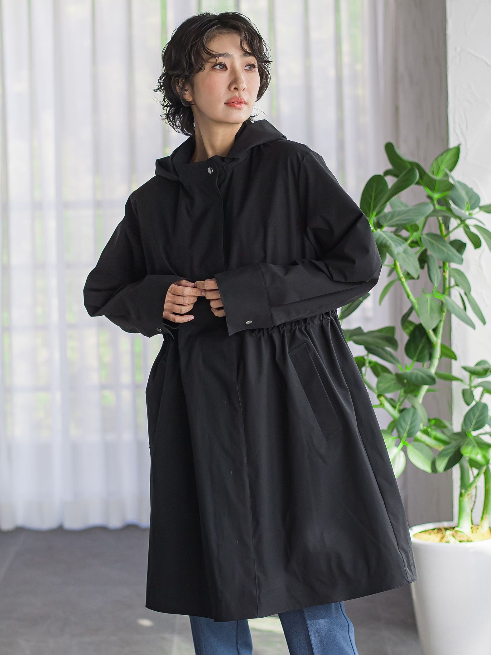 パーテーションダウンロングコート