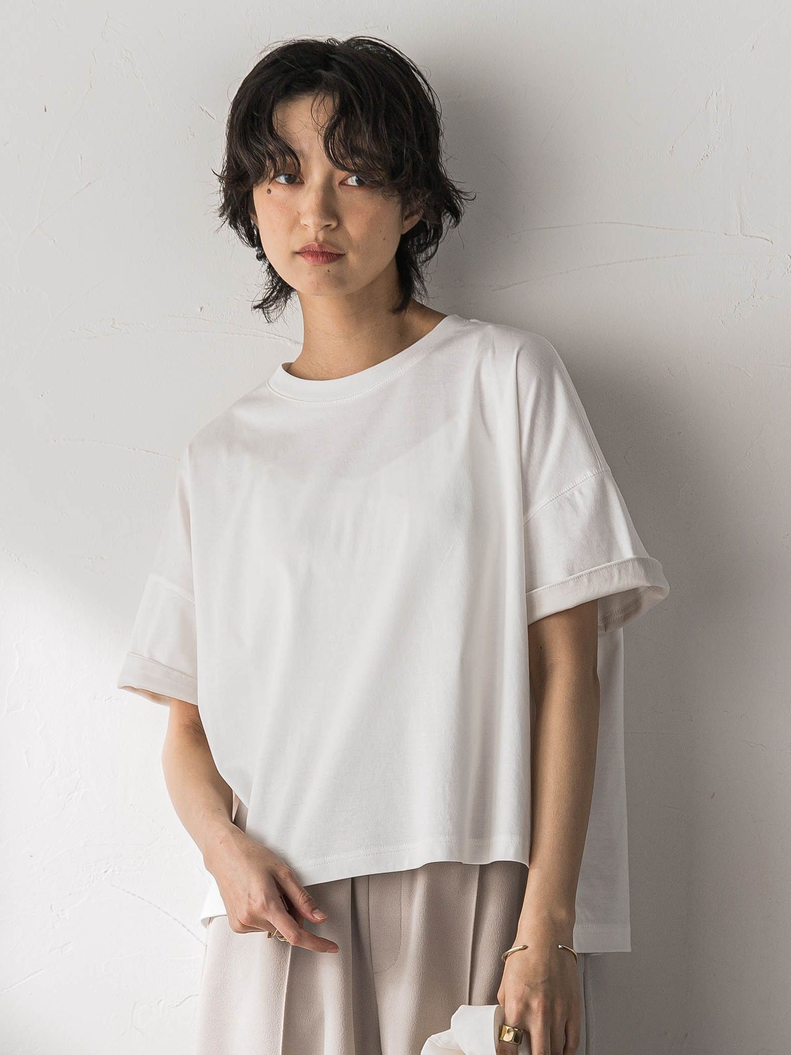汗ジミ防止バイカラーTシャツ