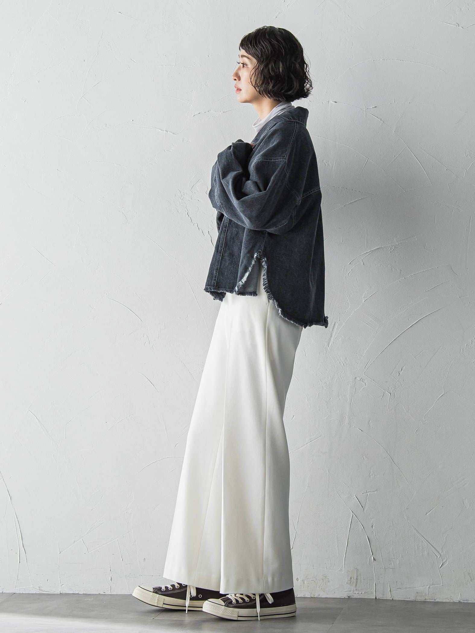 【biyori】”抜け感シルエットでこなれ感”オトナGジャン≪手洗い可能≫