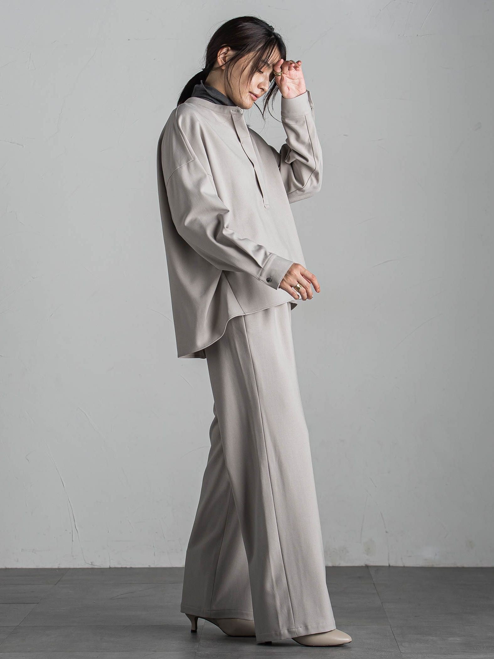 【新色追加】サーモサキソニーバックタックスキッパーブラウス≪洗濯機で洗える≫