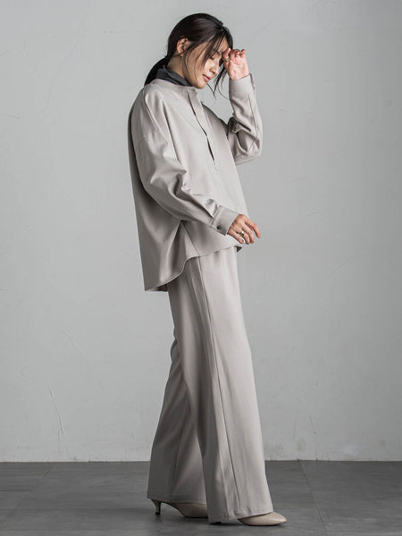 【新色追加】サーモサキソニーバックタックスキッパーブラウス≪洗濯機で洗える≫