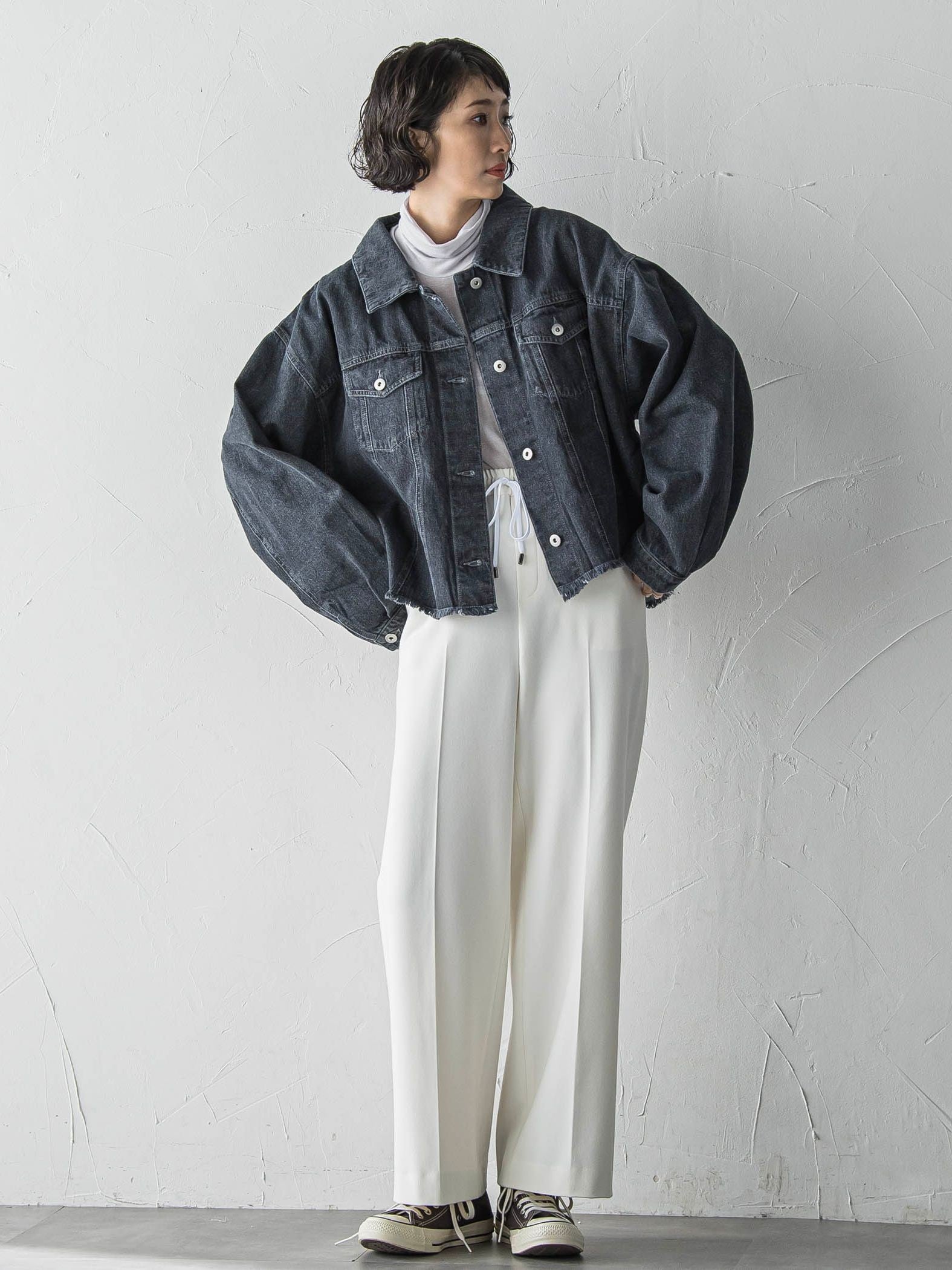 【biyori】”抜け感シルエットでこなれ感”オトナGジャン≪手洗い可能≫