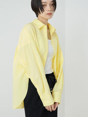バックロング フォルムシャツ