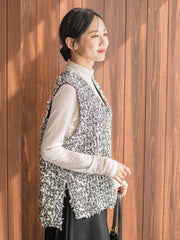 モナコツィードブラウス≪手洗い可能≫