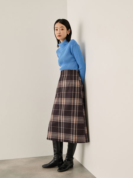 ブラッシュバックストレッチイージースカート≪洗濯機で洗える≫