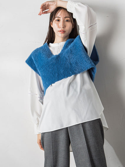 【大きいサイズ】フルダルスパンマイクロピーチブラウス≪洗濯機で洗える≫