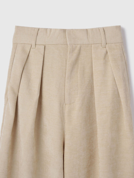 サージ2タックワイドパンツ≪手洗い可能≫