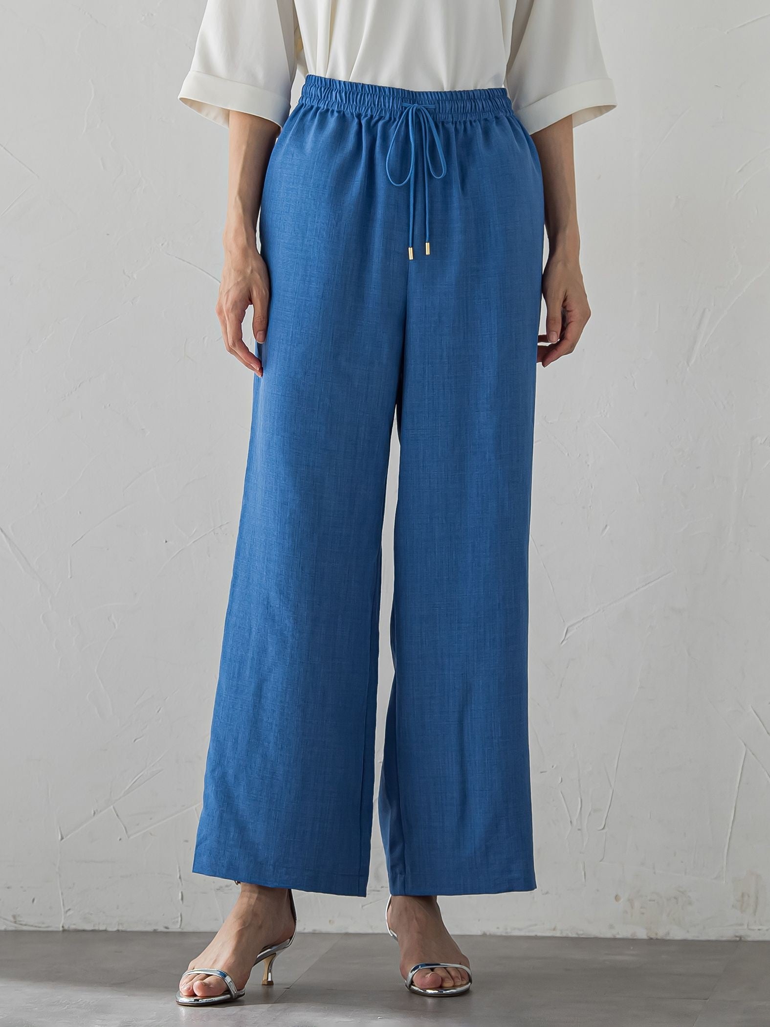 【WEB限定】ブラウス×パンツ 2点セット