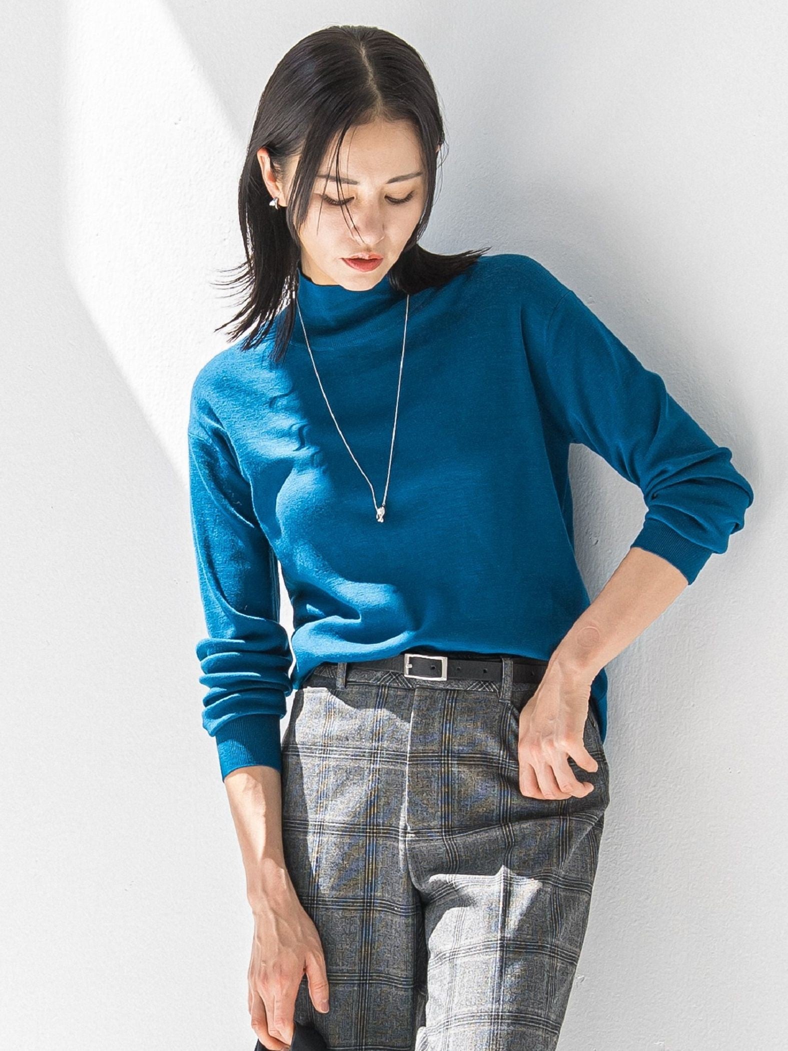 Brisbane ハイネックロングプルオーバー≪11号あり≫