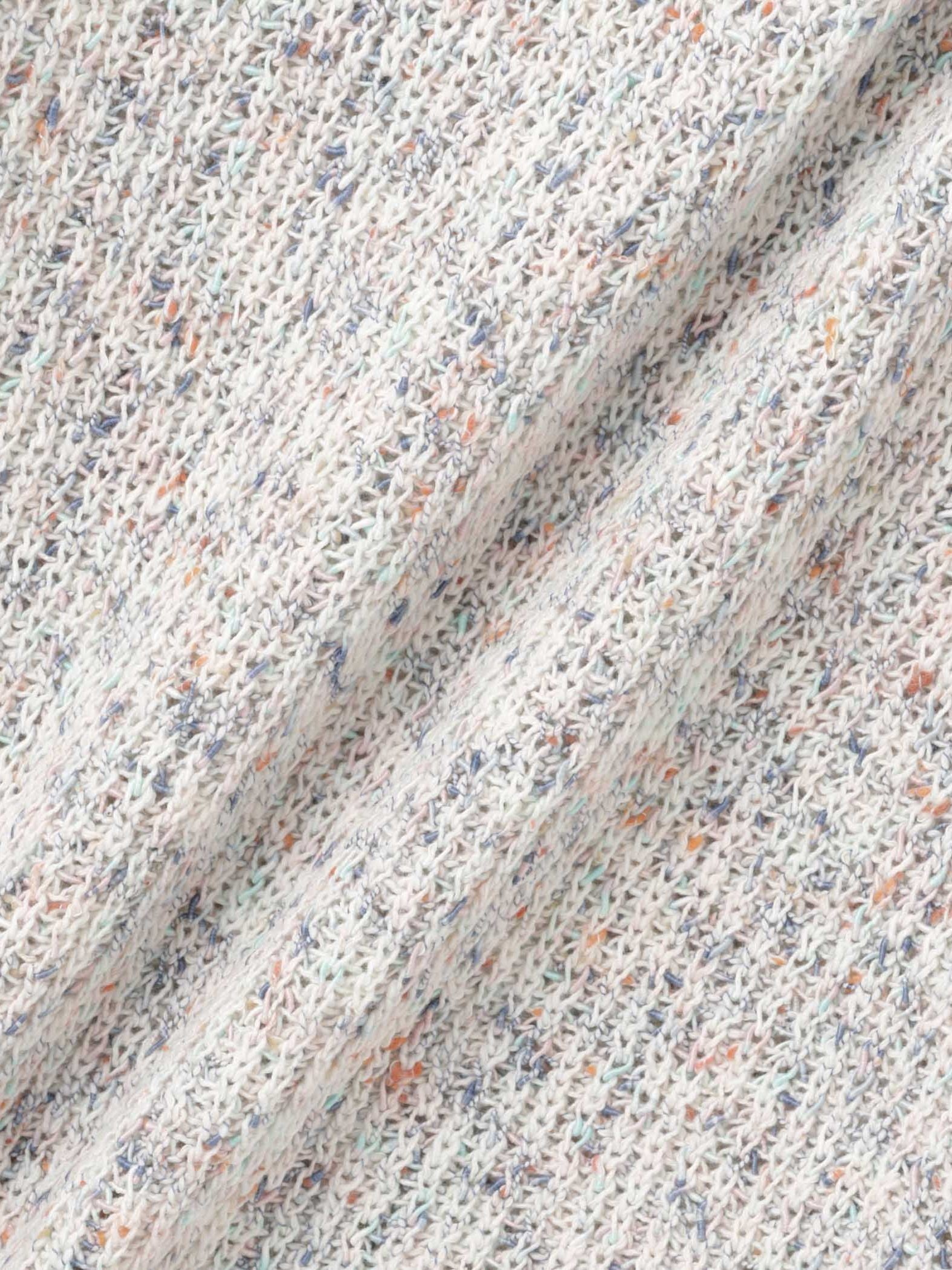 ミックスコイルクロップドニットベスト