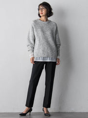 モヘヤスパンコールニット