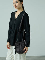 【TAION】ドロストダウンショルダーバッグ《手洗い可能》