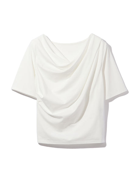 カットドレープTシャツ≪洗濯機で洗える≫