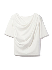 カットドレープTシャツ≪洗濯機で洗える≫