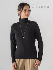【WEB限定】【Skinea】≪着るスキンケア≫タートルネックカットソー