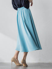 ダブルサテンスカート