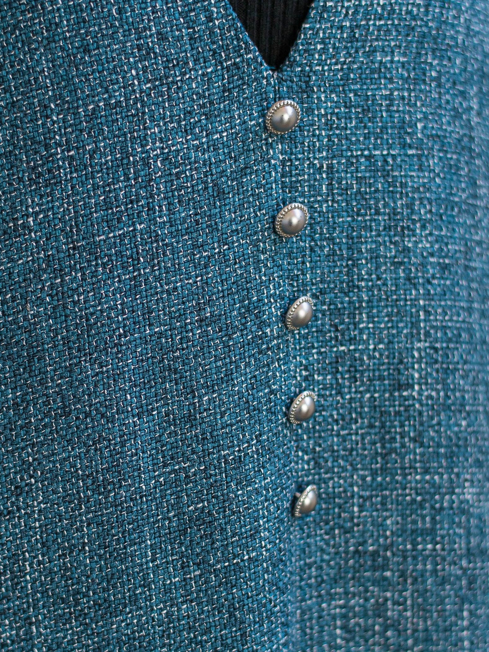 ツィードVネックジャンスカワンピース