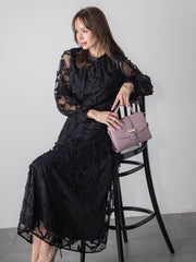 スパンコールテープチュールブラウス