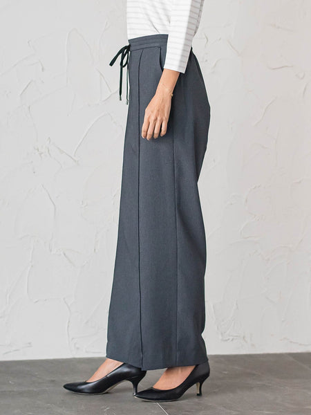 【WEB限定/大きいサイズ】マルーデデニムワイドパンツ