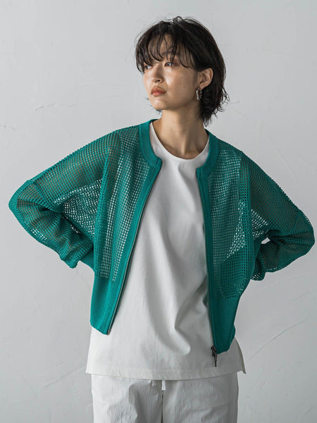 美品 CONFECT コードヤーンメッシュカーディガン crie conforto | コードヤーンメッシュカーディガン