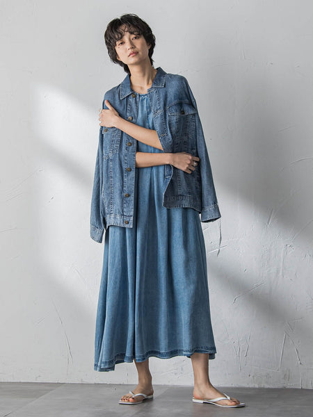 ゆれるデニムジャケット