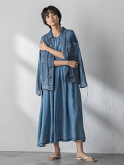 ゆれるデニムジャケット