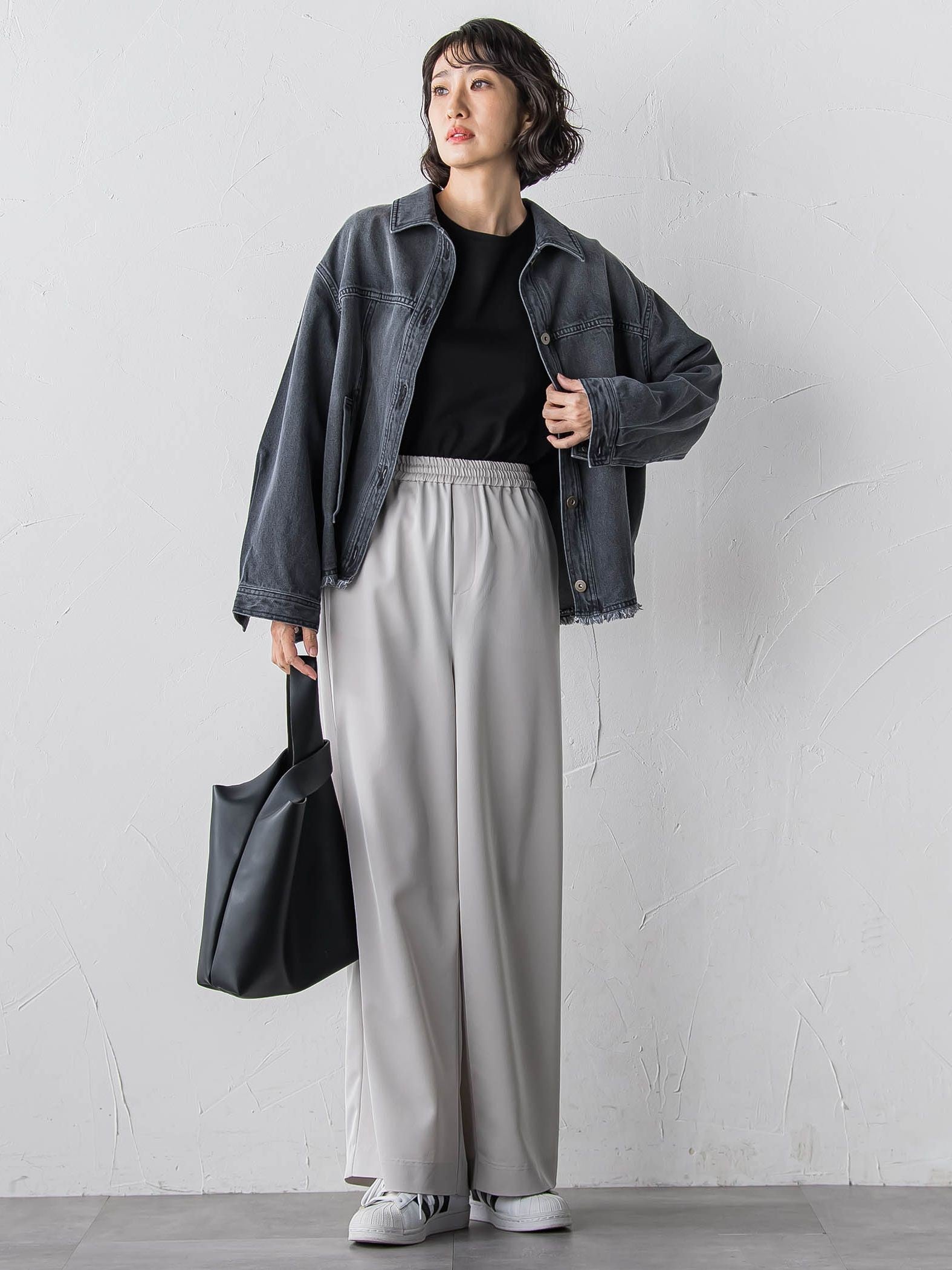 【大きいサイズ】【受注会限定】刺繍ロゴ入りカットソー