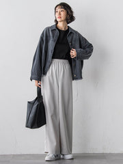 【大きいサイズ】【受注会限定】刺繍ロゴ入りカットソー