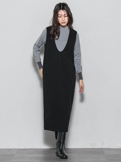 【楽・美・軽】ー3kg見えIラインワンピース≪手洗い可能≫