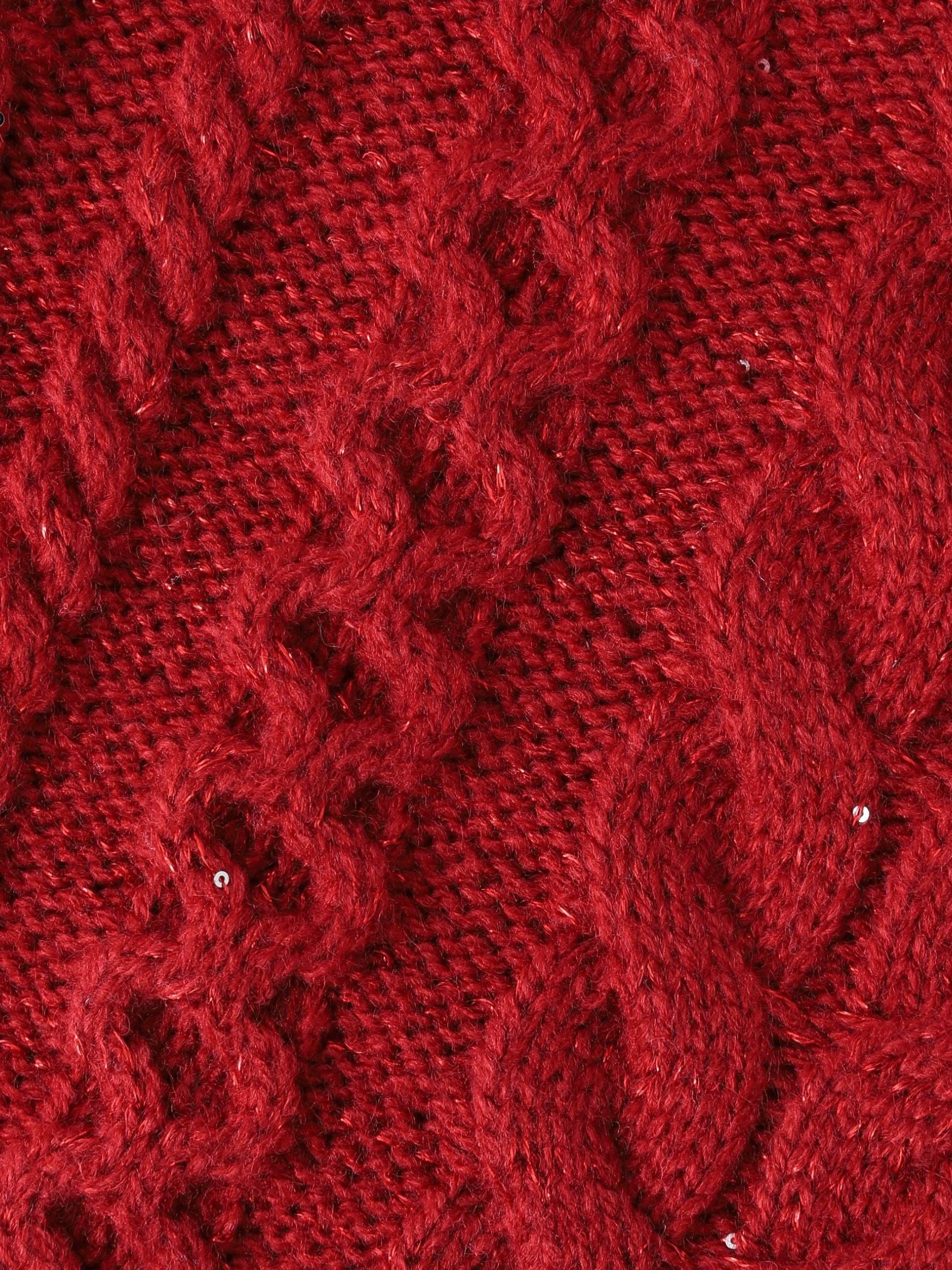 【WEB限定】ケーブル柄編みニット≪洗える≫