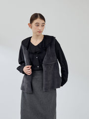 フェイクムートンファーペプラムジレ