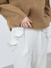 フリルポケットテーパードパンツ≪手洗い可能≫