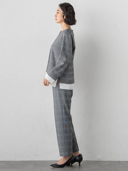 ピクシエスタストレートパンツ≪洗濯機で洗える≫