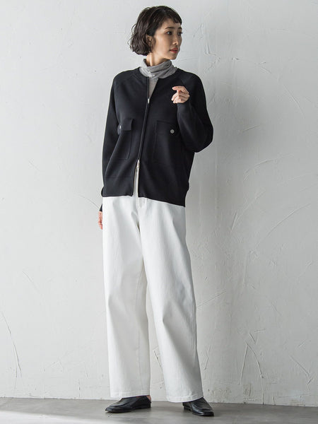 【大きいサイズ】【biyori】裏起毛ウインターデニムパンツ